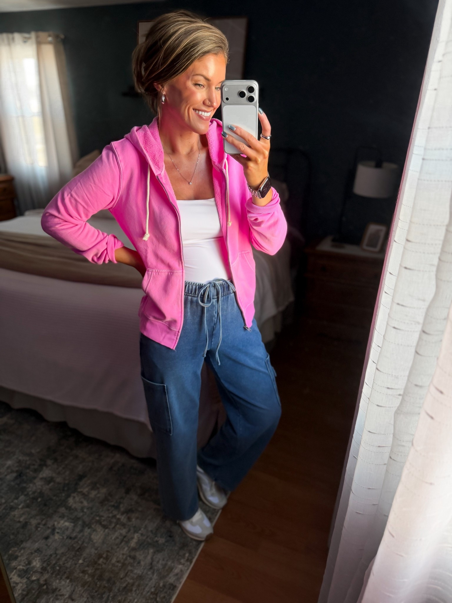 A more affordable option to the sweatpants denim trend I’ve been seeing. Wearing medium in all pieces  

#LTKmomlife