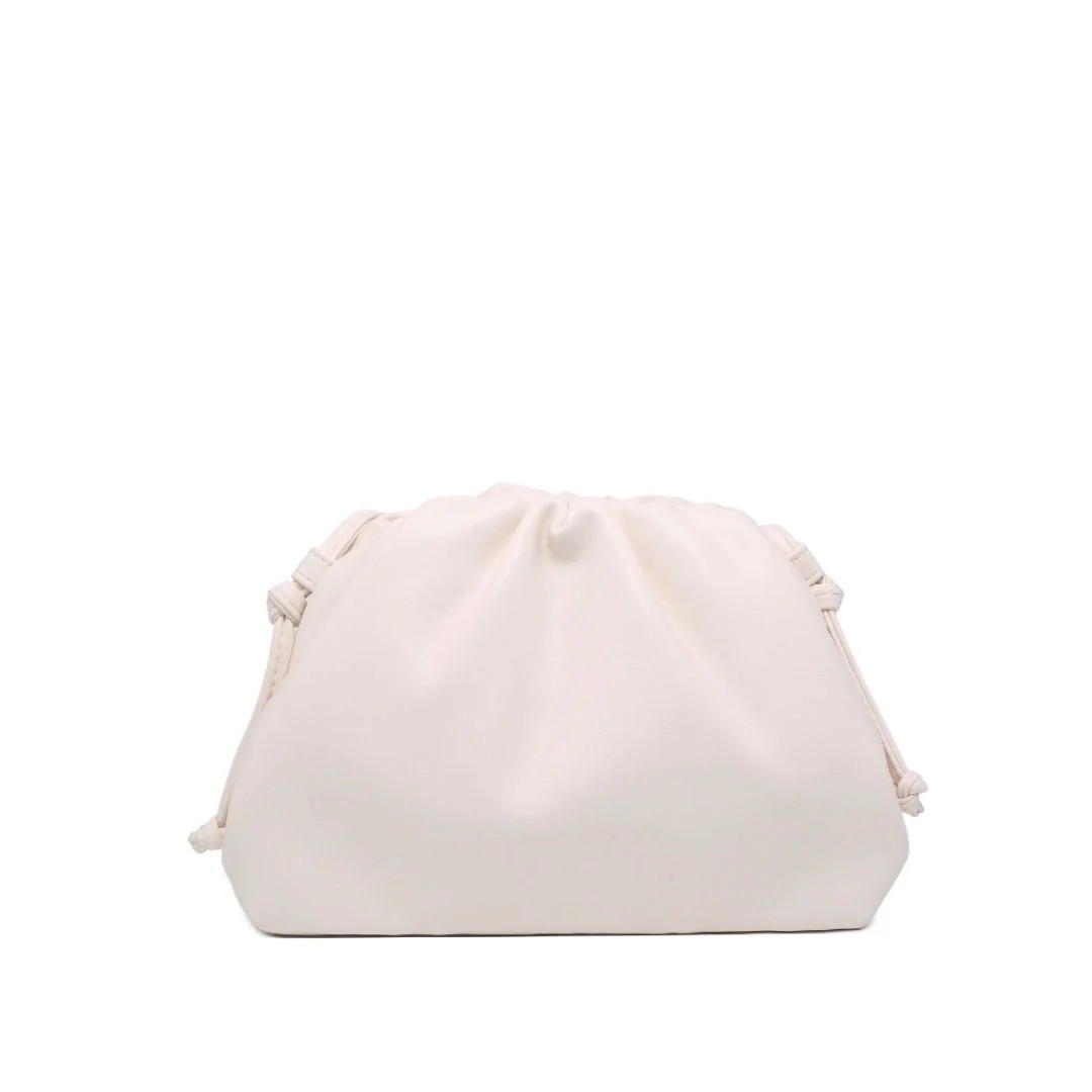 Smooth Cloud Clutch - Ivory | Accessory Concierge