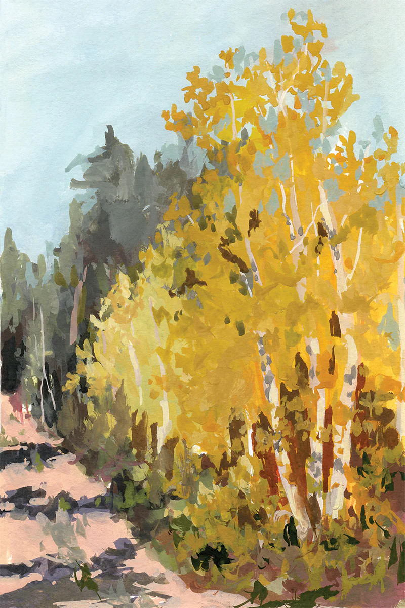 Gold Hill Aspens | Juniper Print Shop