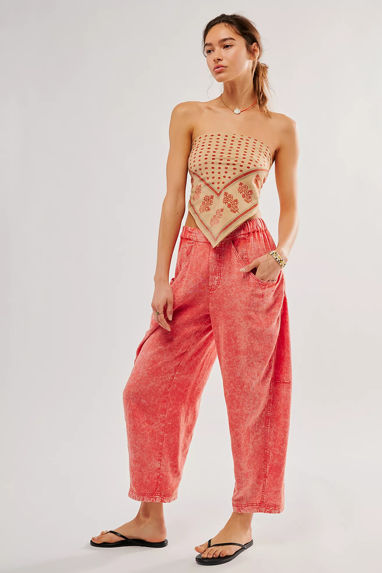 High Road Pull-On Barrel Pants | Free People (Global - UK&FR Excluded)
