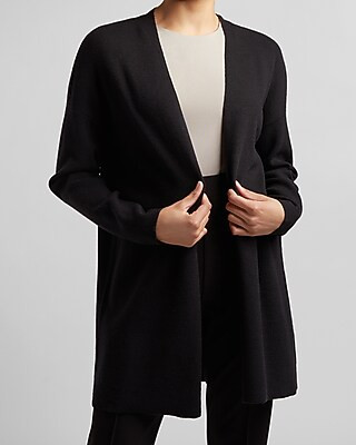Cozy Open Front Cardigan | Express