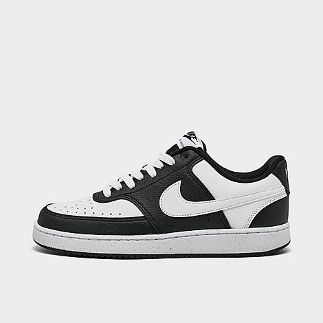 Nike Women's Court Vision Low Next Nature Casual Shoes in Black/White Size: 6.0 | Finish Line (US)