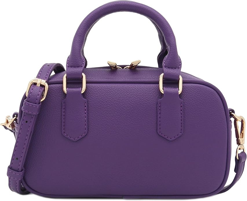 Mini PU Leather Satchel Purse Top Handle Crossbody Bag | Amazon (US)