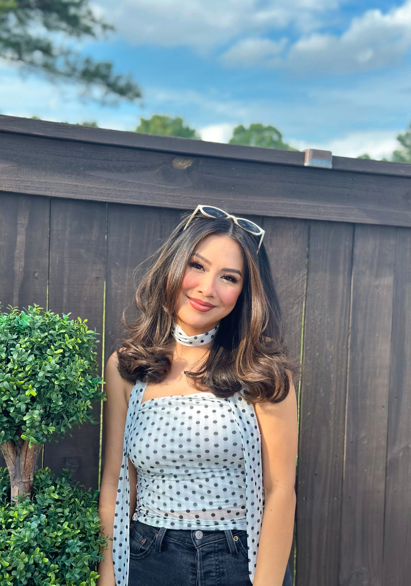 Polka dot top. 🤍✨ #amazon #amazonfashion

#LTKmomlife #LTKootd #LTKPetite