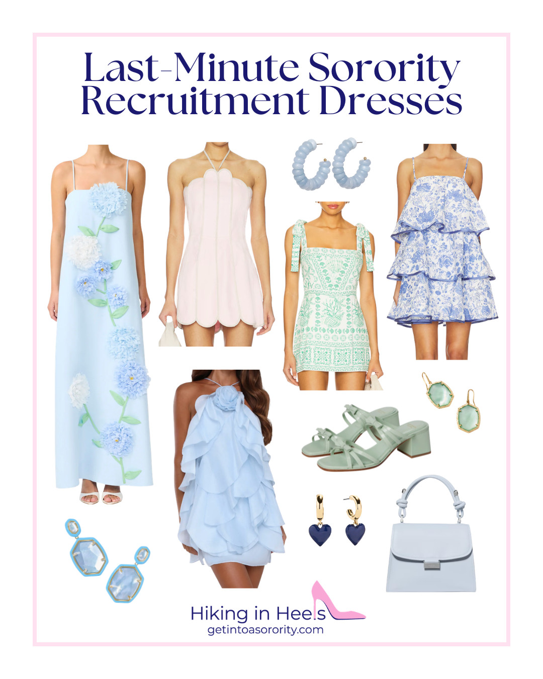 Last-minute rush dresses!! But how cute would these be for parents' weekend or moms’ weekend brunch? 💙 

 

#LTKgrwm #LTKU #LTKootd