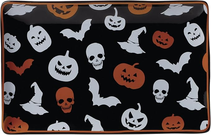 Oneida Vintro Halloween Porcelain Serving Tray | Amazon (US)