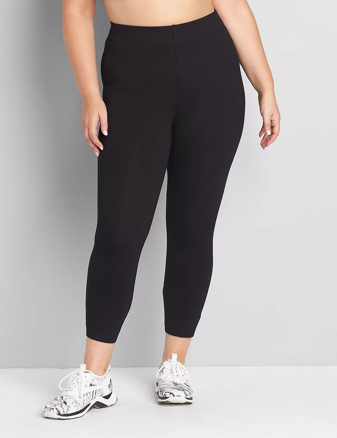 LIVI High-Rise Signature Stretch Capri Legging | LaneBryant | Lane Bryant (US)