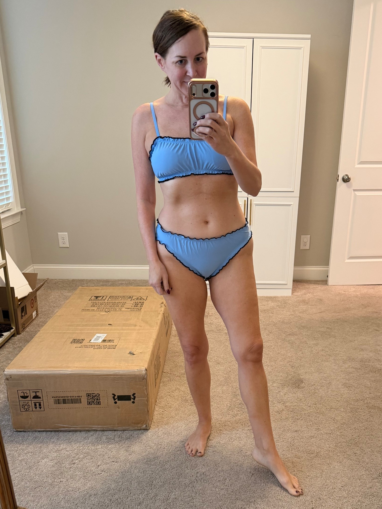 Old navy swimsuit
Small top
Medium bottoms
Great booty coverage 

#LTKOver40 #LTKSaleAlert #LTKSeasonal