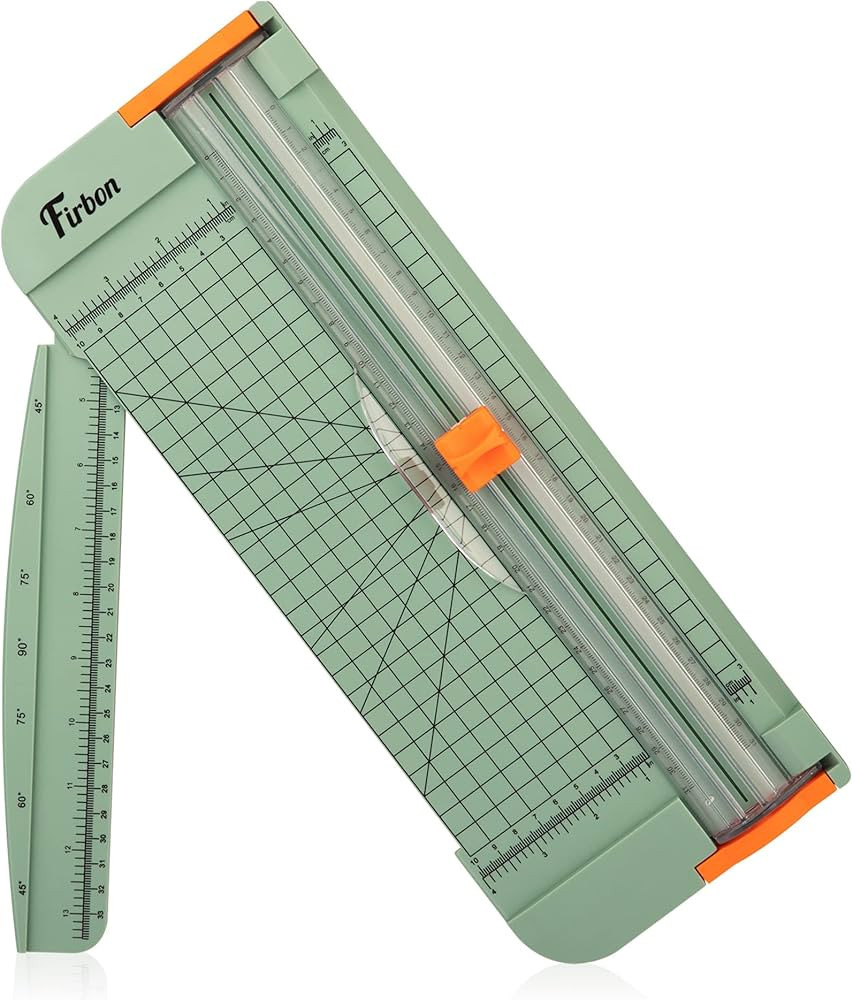 Firbon A4 Paper Cutter 12 Inch Titanium Straight Paper Trimmer with Side Ruler for Scrapbooking C... | Amazon (US)