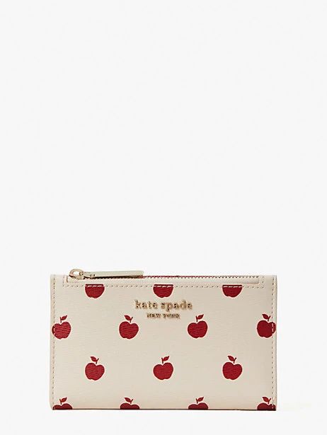 spencer apple toss small slim bifold wallet | Kate Spade (US)