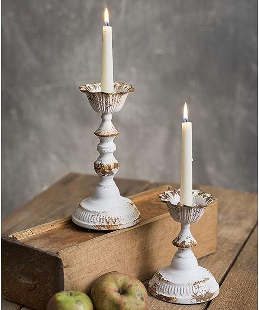 CTW Home Collection Set of Two Dapheny Tapered Candle Holders (1) | Amazon (US)