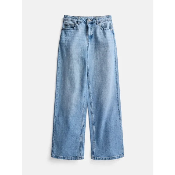 Weekend Academy Girls Baggy Straight Pant, Sizes 4-18 | Walmart (US)