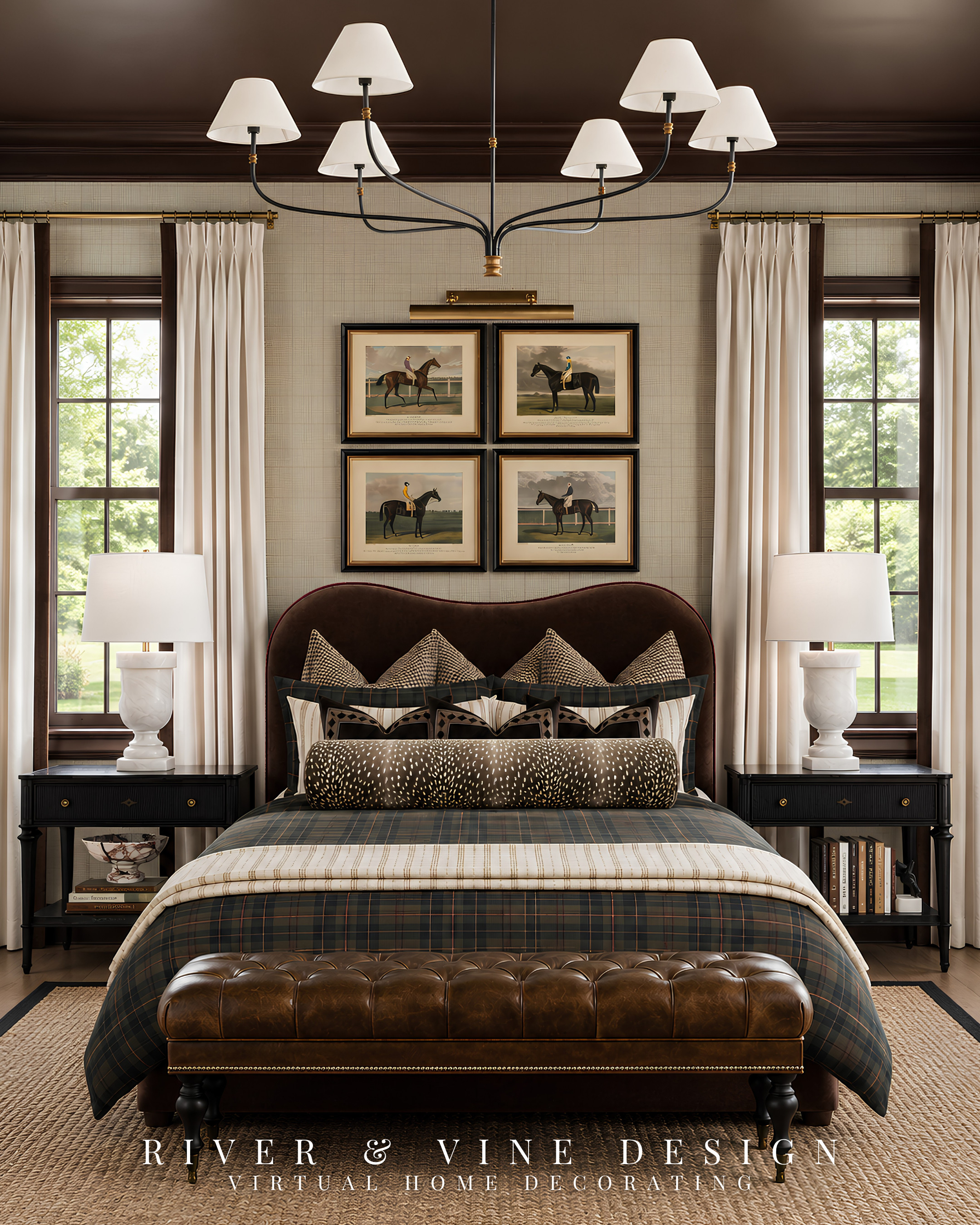 If your bedroom has all the furniture but still feels unfinished, the problem may be that nothing is visually anchoring the room.

A successful bedroom focal wall starts with scale. The substantial headboard grounds the bed, the artwork draws the eye upward, and the full-length curtains give the entire wall more presence. Even the bench matters—it should be broad enough to feel proportional to the bed rather than looking like a small accessory floating at the foot.

When deciding where to invest first, prioritize the pieces that shape the room’s silhouette: the bed, window treatments, lighting, and bench. This edit gives you a complete starting point without leaving you to source every element separately.

Tap through to see the furniture, bedding, lighting, artwork, and finishing details.

bedroom focal wall ideas, modern traditional bedroom decor, upholstered headboard bedroom, bedroom bench styling, equestrian bedroom decor, full length bedroom curtains, classic bedroom furniture, primary bedroom inspiration

I may receive a commission from purchases made through my links.
 

 #LTKHome