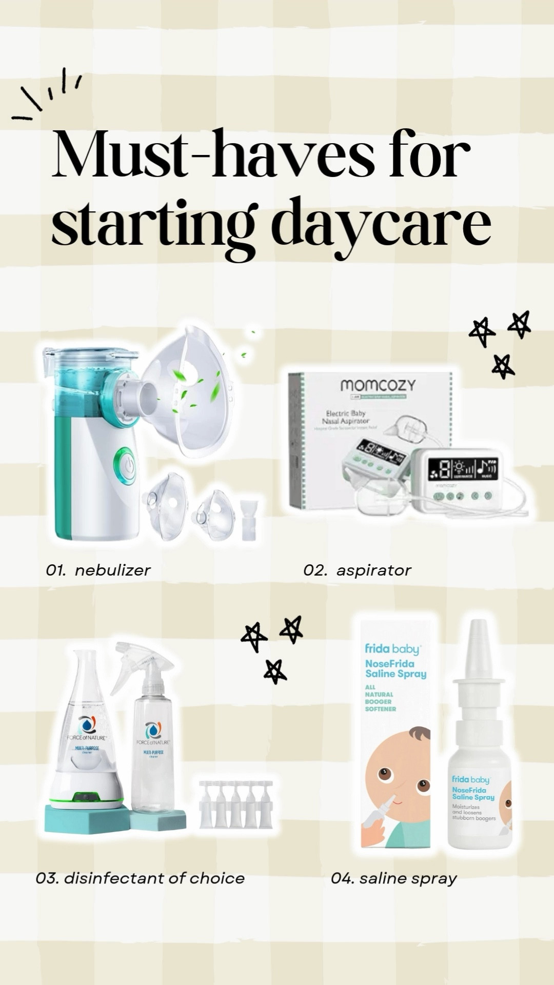 We’re getting ready to start daycare and our friends, family and pediatrician have warned us that sickness is inevitable! Here are 4 must-haves we panic ordered as we head into our new daycare season. 

#LTKBaby #LTKmomlife #LTKKids