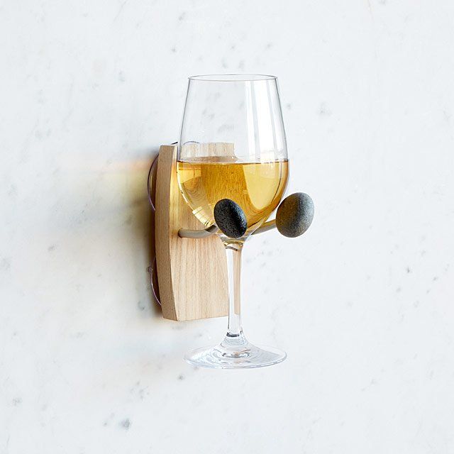 Bathtime Essentials Wine Holder | UncommonGoods