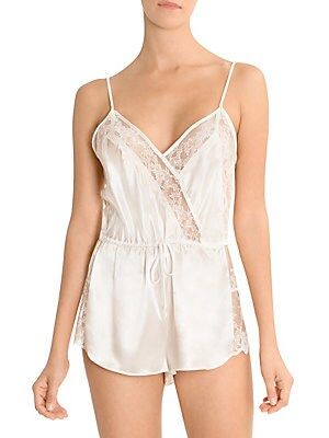 In Bloom Women's Here Comes The Bride Romper - Ivory - Size Medium | Saks Fifth Avenue