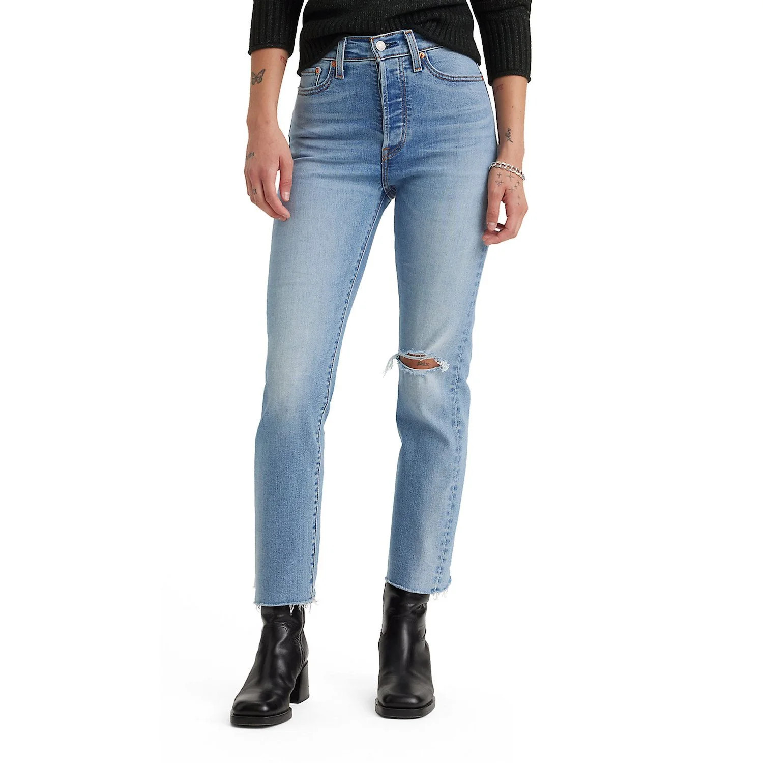 Women's Levi's® High Rise Wedgie Straight Jeans Color: Night Sight Size: 30(US 10)M - Walmart.com | Walmart (US)