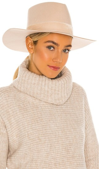 Benson Tri Hat in Beige | Revolve Clothing (Global)