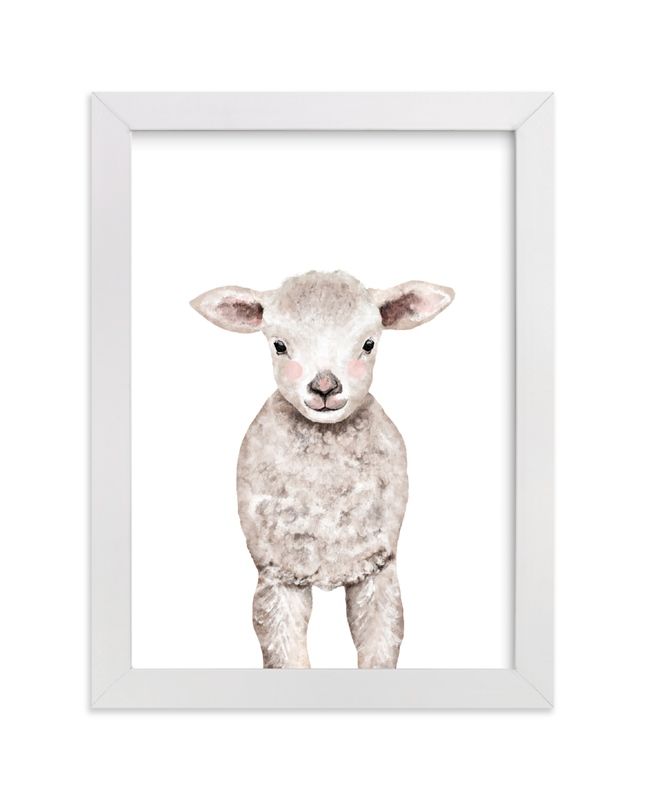 Baby Animal Sheep | Minted