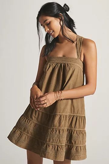 Pilcro Mini Swing Dress | Anthropologie (US)