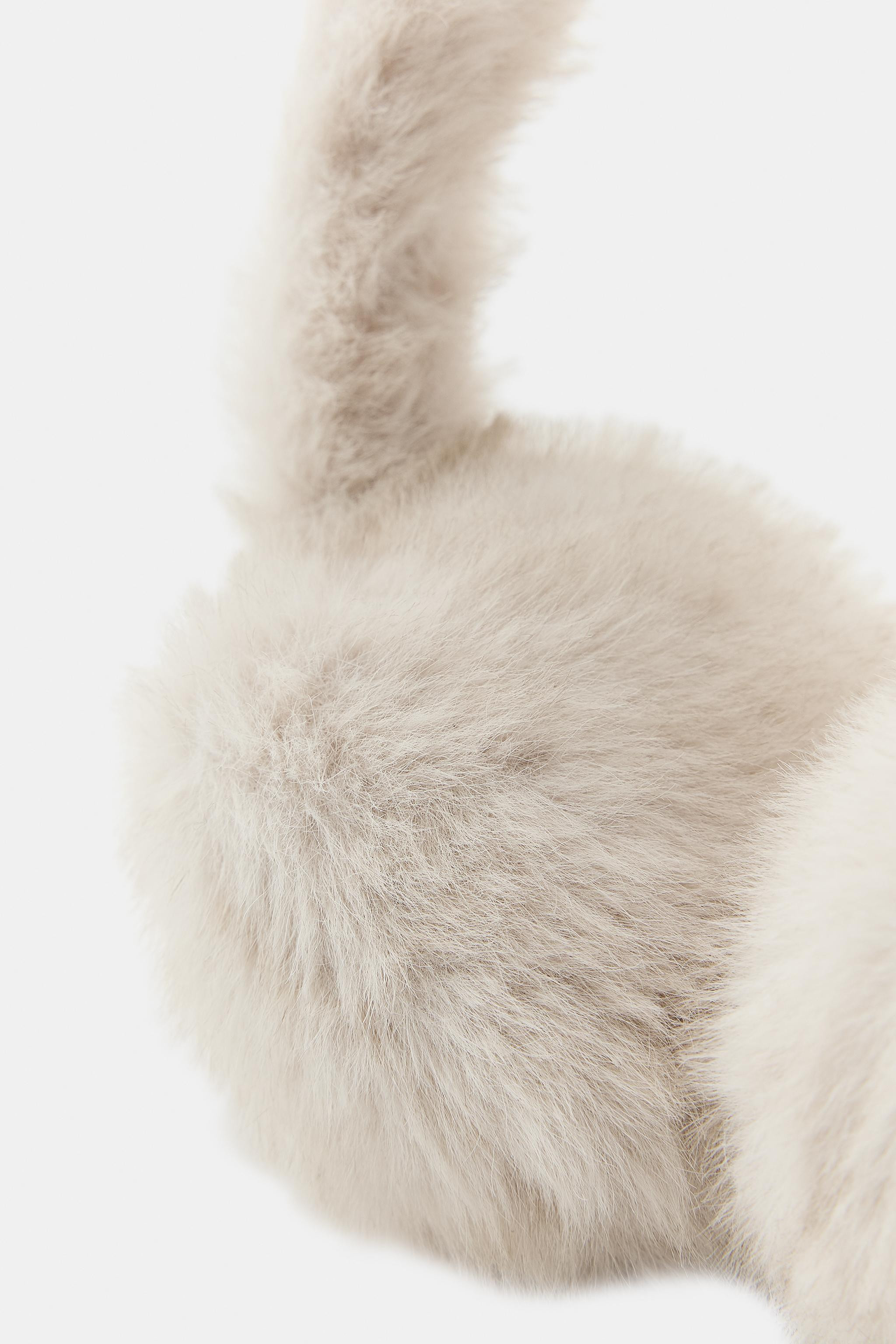 PLAIN FAUX FUR EARMUFFS | Zara US