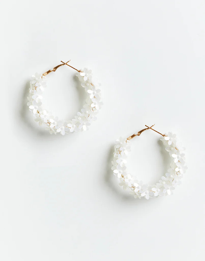Fabulous Floral Hoop Earrings | Mestiza New York