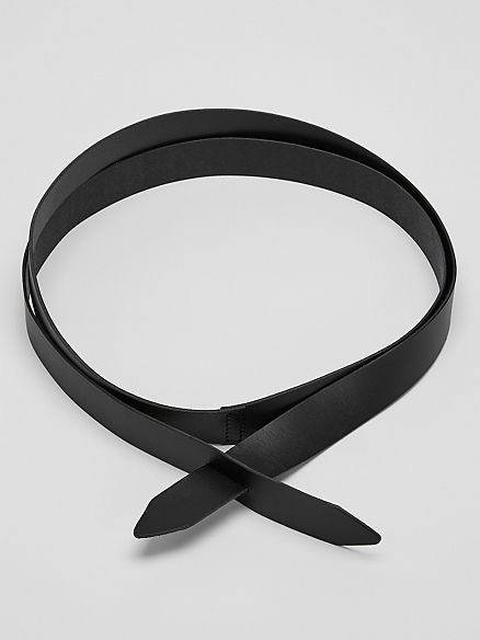 Vegetable Tanned Italian Leather Wrap Belt | Eileen Fisher