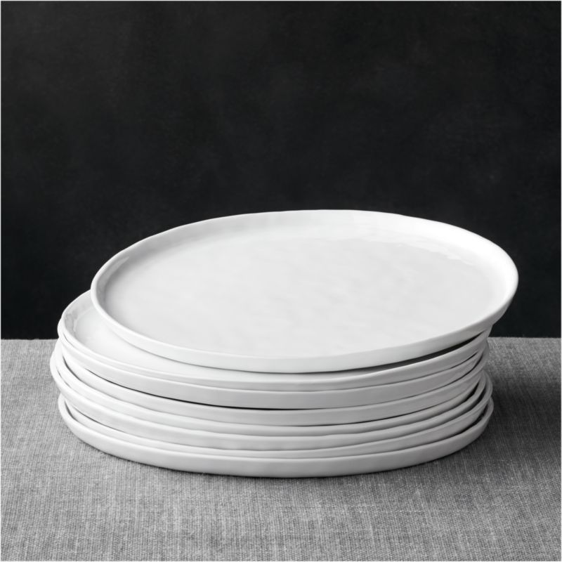 Set of 8 Mercer Dinner Plates + Reviews | Crate and Barrel | Crate & Barrel