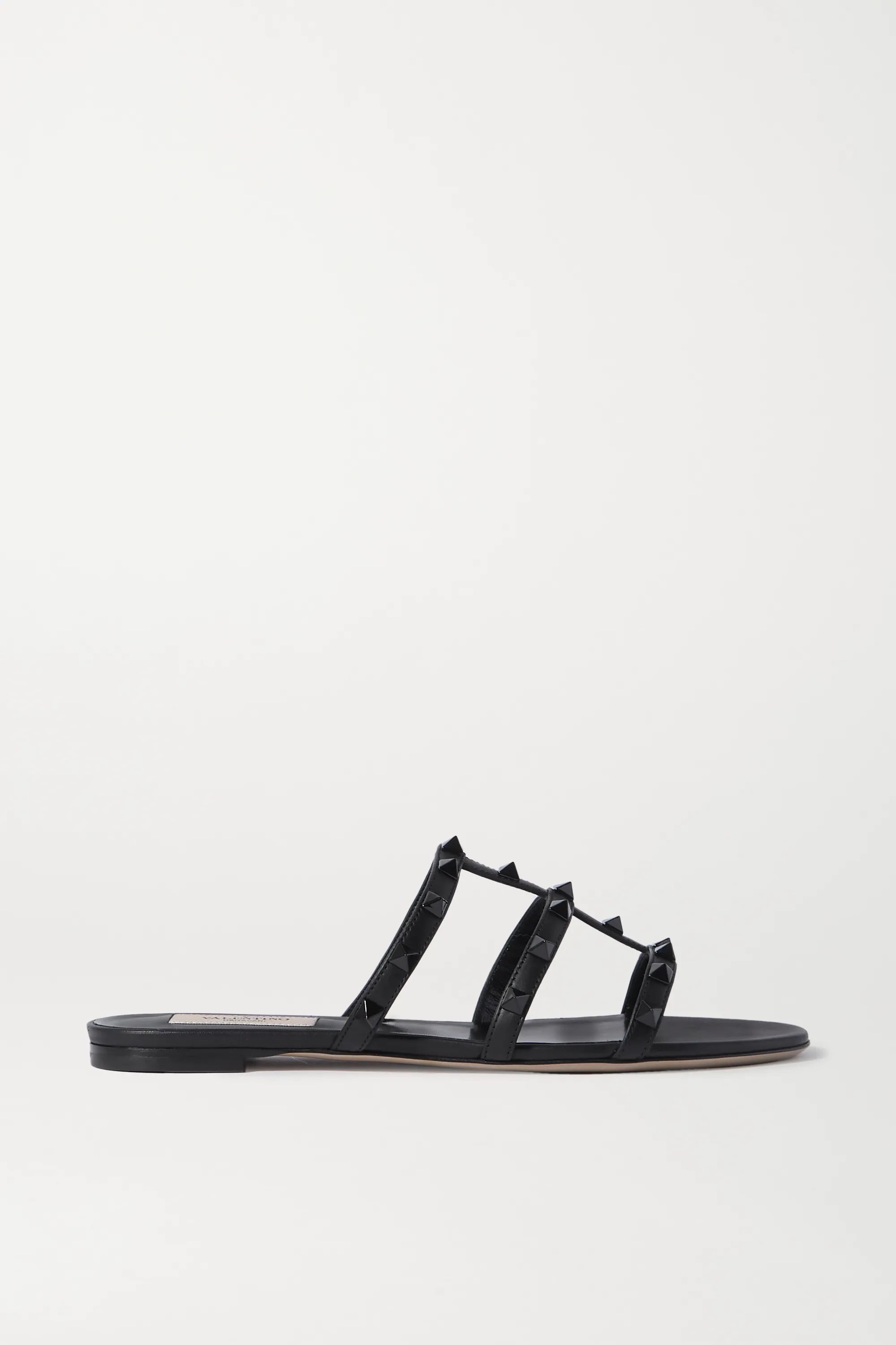 Valentino Garavani  Rockstud leather sandals | NET-A-PORTER (US)