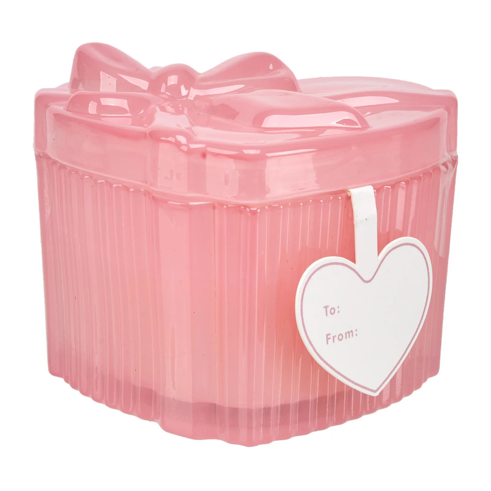 Celebrate Together™ Valentine's Day Heart-Shaped Glass 3-oz. Candle with Lid, Multi | Kohl's