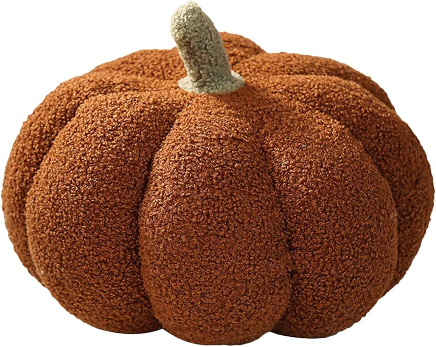 Pumpkin Throw Pillow, Super Fluffy Pumpkin Plush Pumpkin Stuffed Toy, Pumpkin Decorative Pillow C... | Amazon (US)