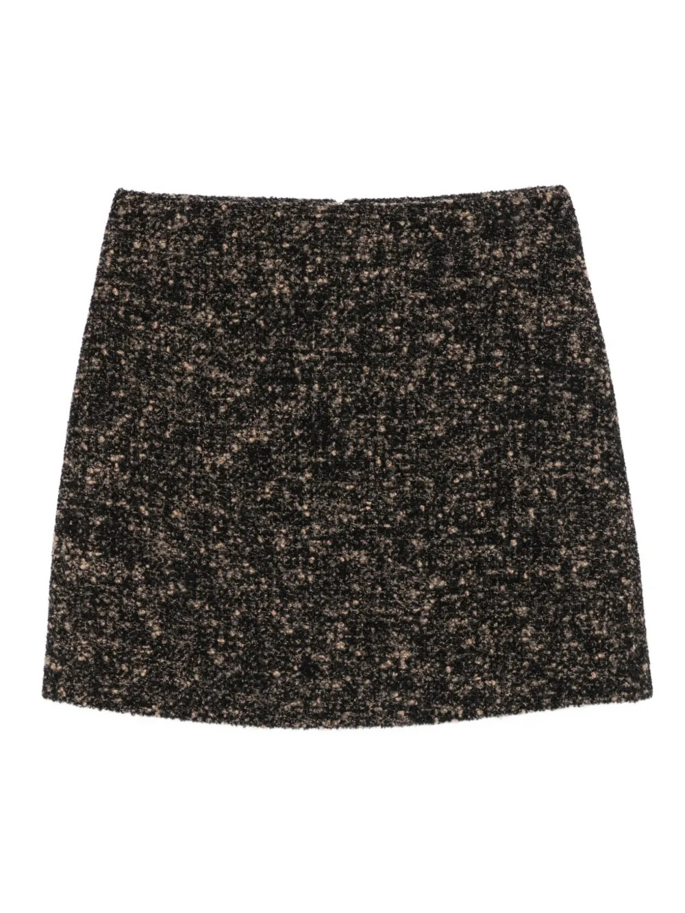 Blazé Milano Katara Tweed Mini Skirt | Brown | FARFETCH | Farfetch Global