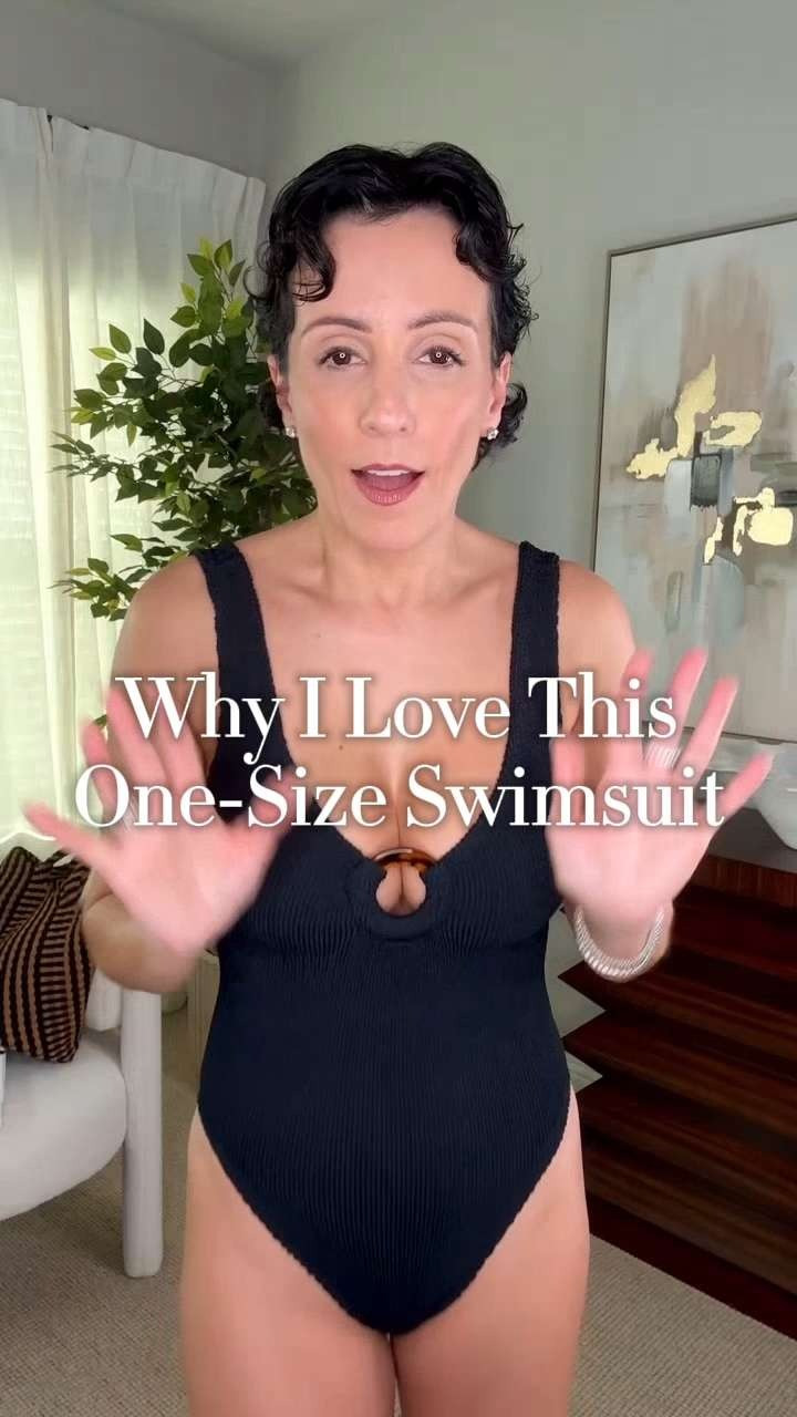 I wanted a swimsuit that feels chic but also forgiving, and this one completely surprised me. The textured stretch makes it comfortable, flattering, and easy to wear, which is exactly what I want when I’m heading somewhere warm.

And when a suit works with a simple hat and slides? That’s vacation packing done right. 

 #LTKdayinmylife #LTKootd #LTKTravel