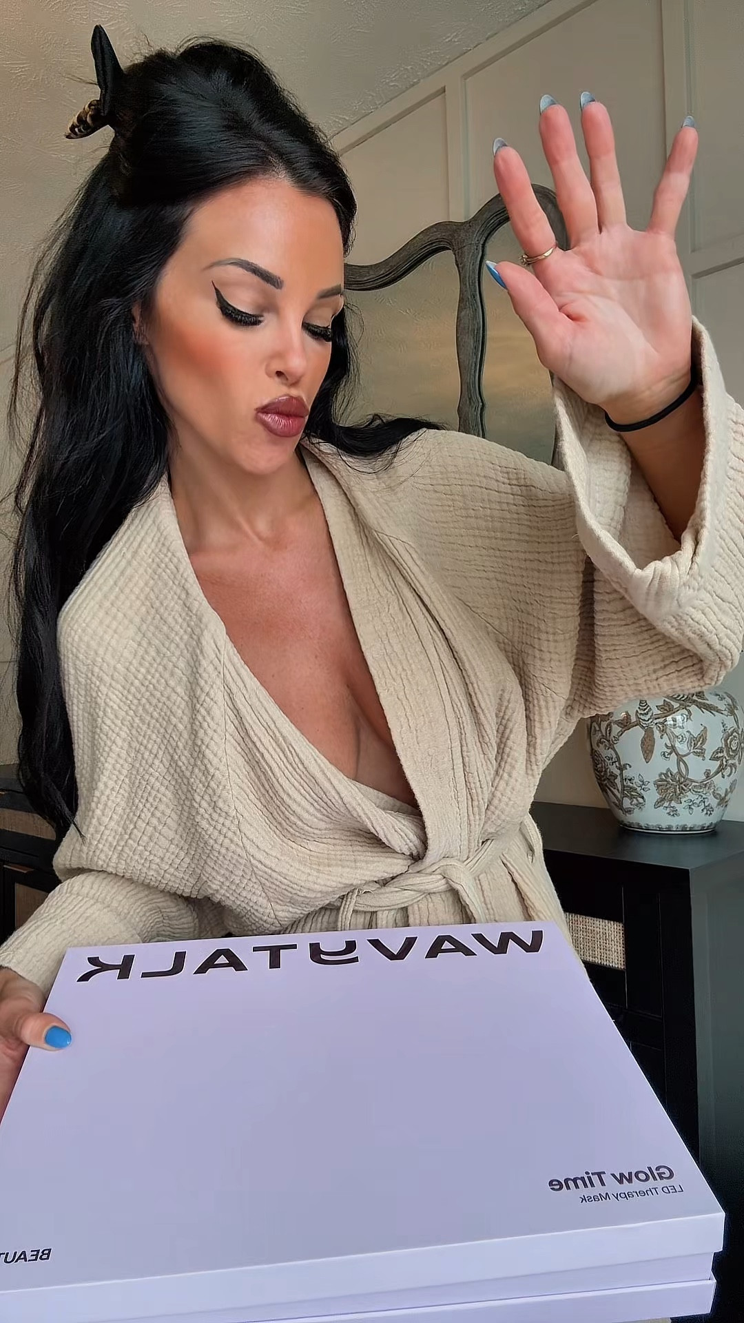 This red light therapy mask has improved my skin so much while also being cheaper than the med spa! #wavytalk #redlighttherapy #skincare 

#LTKmorningroutine #LTKselfcare #LTKBeauty