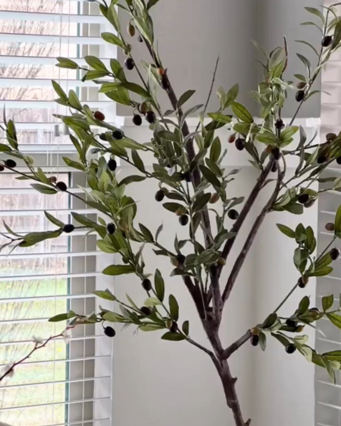 DIY’d my own olive tree with these olive branches. I used eight.

#LTKhome