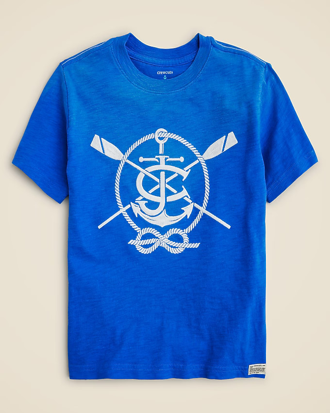 Kids' anchor graphic T-shirt | J. Crew US