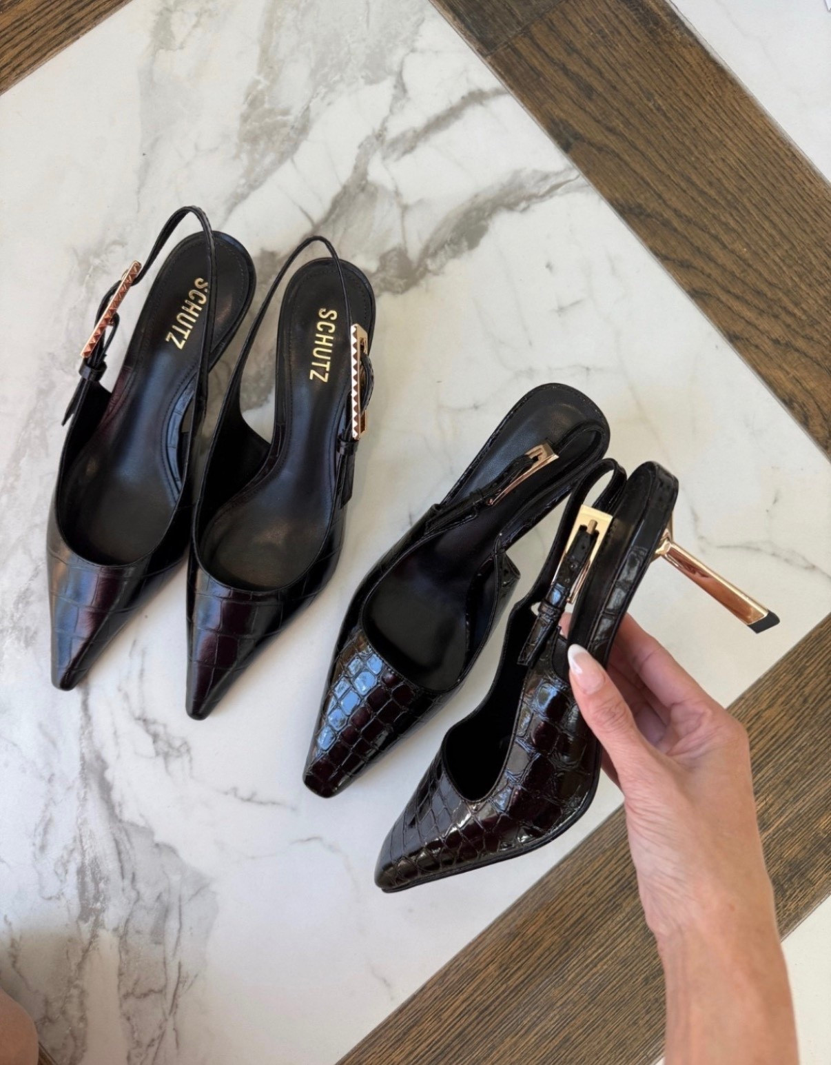 Splurge vs save, Schutz, Amazon fashion, Amazon finds, kitten heel, croc heel, black heel, good heel, fall shoe, fall heel, Emily Ann Gemma 

#LTKdayinmylife #LTKstorytime #LTKmomlife