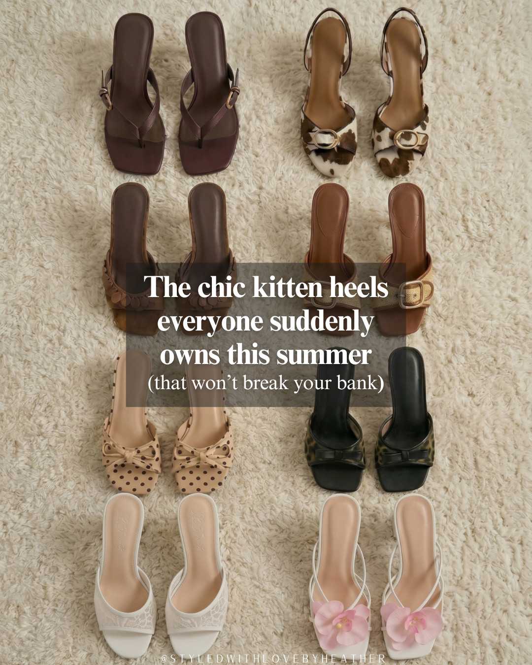 The shoe trend taking over my feed… and now my closet 🤎
Kitten heels are THE summer shoe — elegant, comfy, and endlessly chic.
I found 8 budget-friendly pairs that look way more expensive than they are 👡✨

Shop now and follow me on LTK for more deals! 

 #LTKgrwm #LTKootd #LTKSeasonal