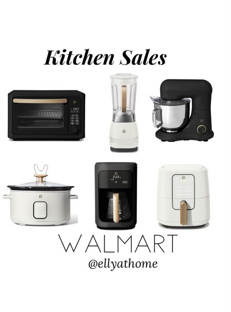 Black Friday sales at Walmart. Drew Barrymore Beautiful collection on sale. Black, white, more color choices. Microwave, coffee maker, blender, slow cooker, kitchen cooking accessories. Beautiful style. Gifts for cooks, gifts for her, gifts for couples. Cyber week. Walmart home. Free cooking. Home accessories. 


#LTKGiftGuide #LTKCyberweek #LTKhome