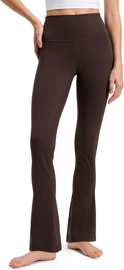 CRZ YOGA Butterluxe Mini Flared Leggings 30"/31.5"/33'' - High Waist Bootcut Casual Lounge Women ... | Amazon (US)