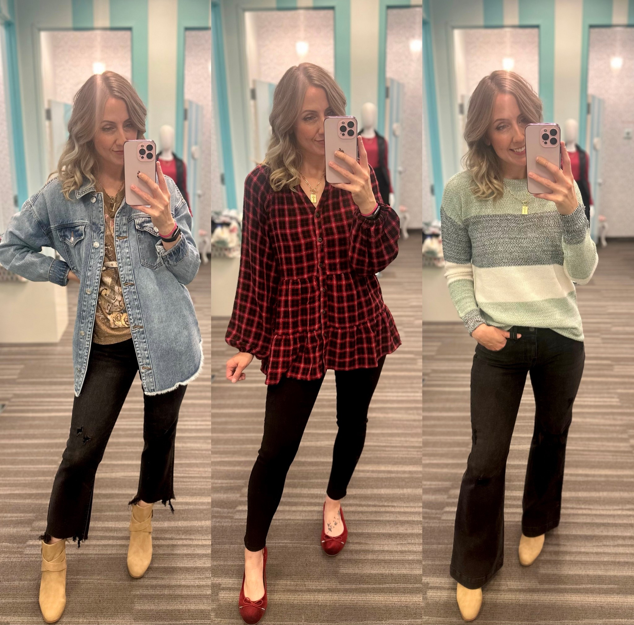 27 jeans, small, size 4. Small in tops. 

#LTKootd #LTKMidsize #LTKSaleAlert