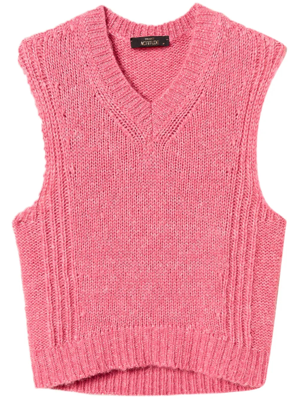 TWINSET Seamless Sleeveless Jumper | Pink | FARFETCH | Farfetch Global