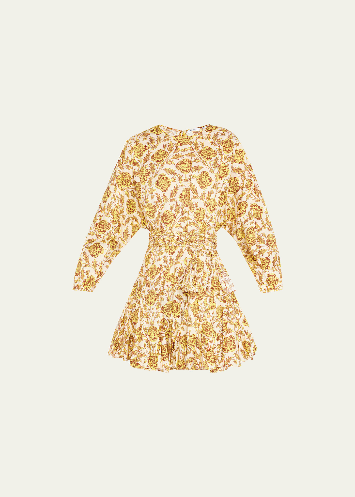 Ella Printed Long-Sleeve Dress | Bergdorf Goodman