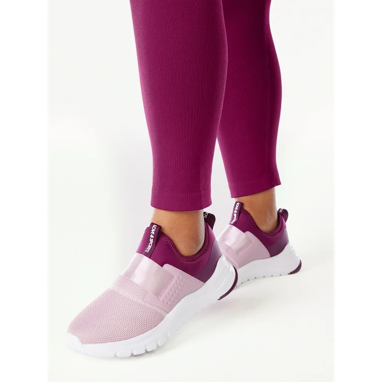 Love & Sports Women’s Slip-On Colorblocked Athletic Sneakers | Walmart (US)