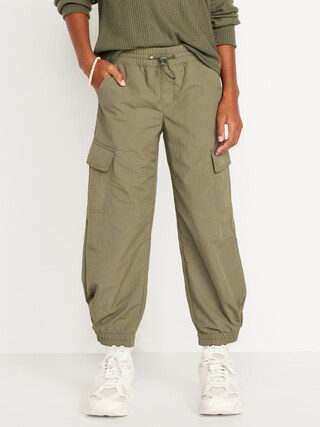 High-Waisted Loose Cargo Performance Pants for Girls | Old Navy (US)