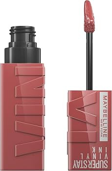 Maybelline Super Stay Vinyl Ink Longwear No-Budge Liquid Lipcolor Makeup, Highly Pigmented Color ... | Amazon (US)