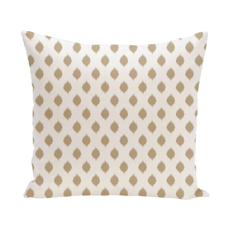 Cop-Ikat Geometric Print Outdoor Throw Pillow | Wayfair North America