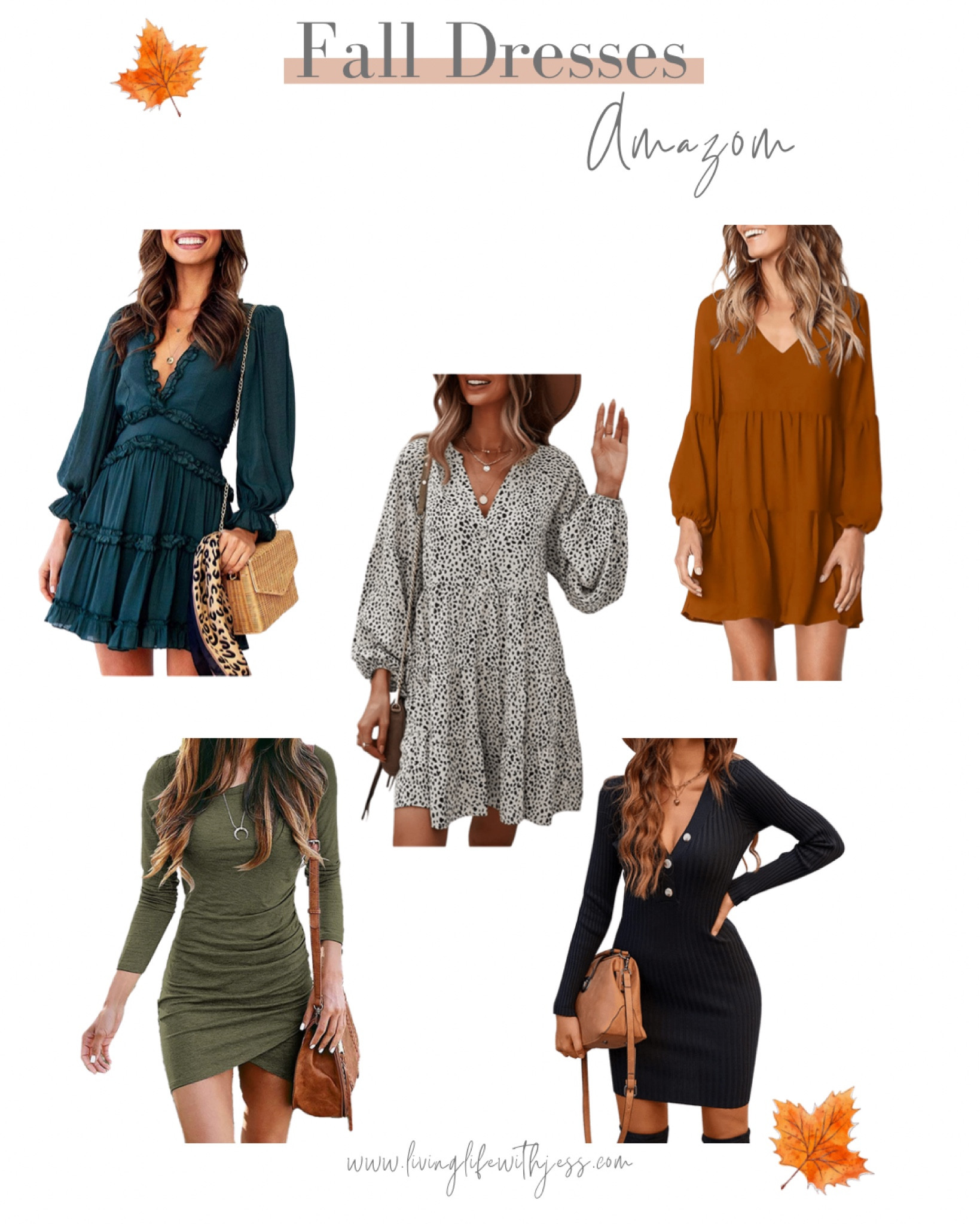Favorite fall dresses from Amazon

#LTKunder50 #LTKSeasonal #LTKstyletip
