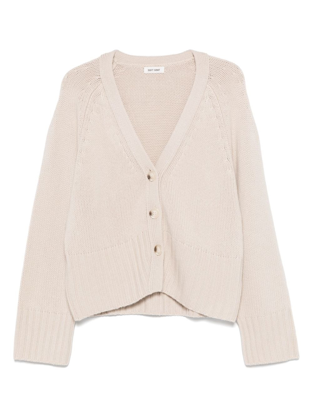 SOFT GOAT Cashmere V-Necked Cardigan | Tessabit Stores (Global)