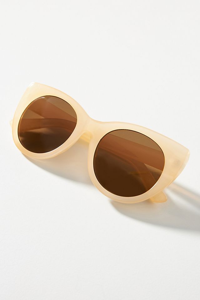 Champagne Cat-Eye Sunglasses | Anthropologie (US)